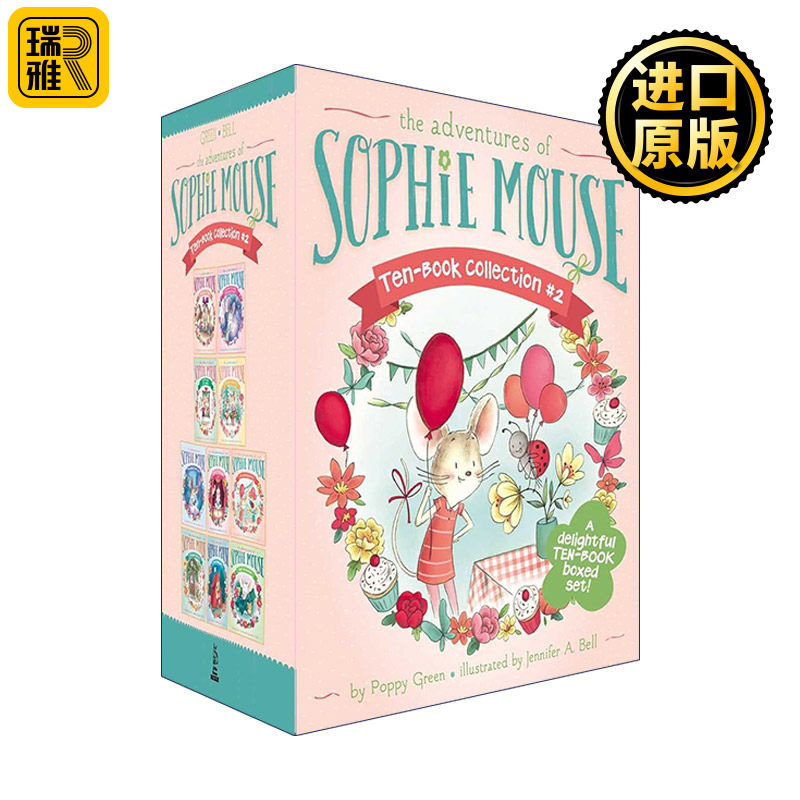 英文原版 The Adventures of Sophie Mouse Ten-Book Collection #2 Boxed Set 老鼠苏菲历险记11-20册套装 进口英语原版书籍