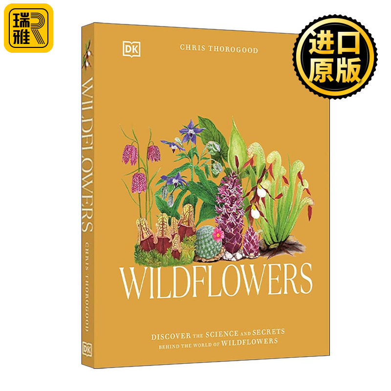 英文原版 Wildflowers 野花 探索野花世界的科学奥秘 DK科普百科读物精装 英文版 进口英语原版书籍