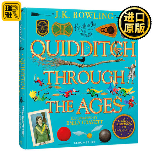 神奇的魁地奇球 插图版 英文原版 Quidditch Through the Ages 哈利波特外传 Harry Potter JK罗琳 J.K. Rowling 进口原版英语书籍