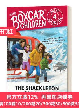 棚车少年伟大冒险系列4 沙克尔顿破坏 英文原版 The Boxcar Children Great Adventure 4 英文版 进口英语原版书籍