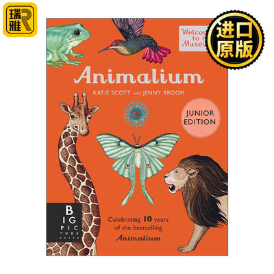 英文原版 Animalium Junior Edition 欢迎来到博物馆系列之动物博物馆 儿童版7-11岁 动物科普百科精装 英文版 进口英语原版书籍