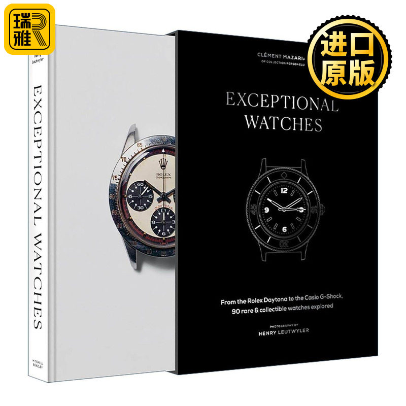 英文原版 Exceptional Watches 非凡腕表 从劳力士Daytona到卡西欧G-Shock 精装画册 英文版 进口英语原版书籍