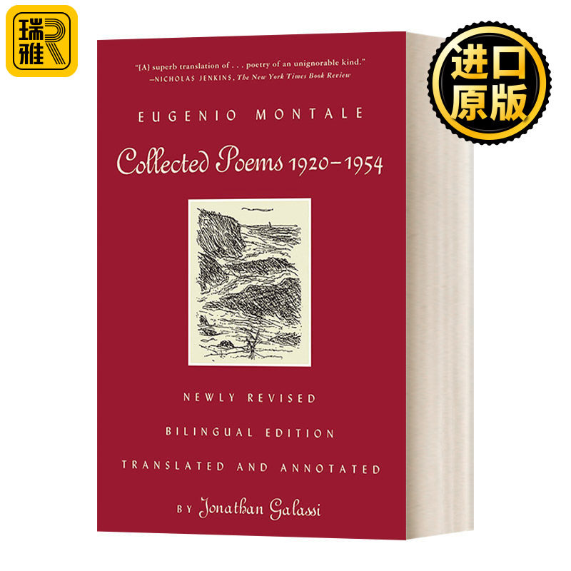 蒙塔莱诗选英文原版书籍