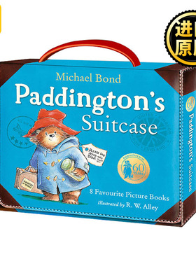 帕丁顿熊的手提箱8册 英文原版 Paddington's Suitcase 小熊帕丁顿系列 英文版 Michael Bond 进口英语原版书籍