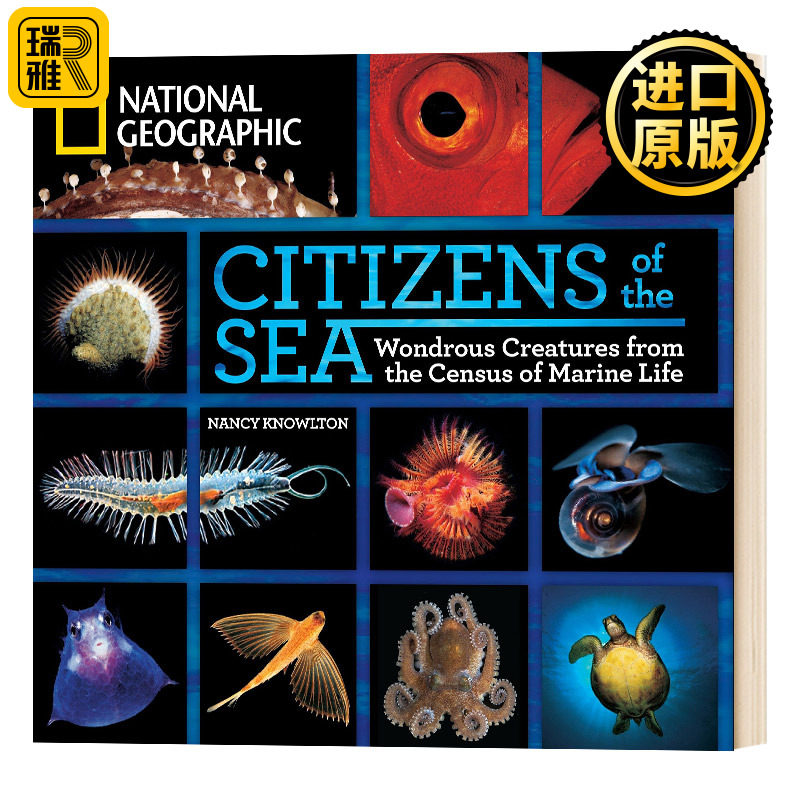 Citizens of the Sea 海洋公民 海洋生物普查中的奇妙生物 英文原版