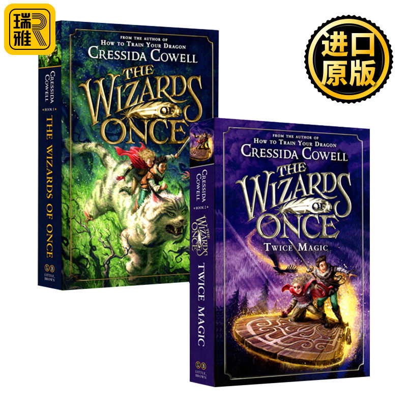 The Wizards of Once 远古魔法师2册 英文原版 Twice Magic: Book 2 驯龙高手作者Cressida Cowell 奇幻小说 全英文版进口英语书籍使用感如何?