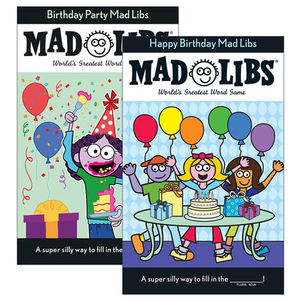 Mad Libs 生日主题系列2册