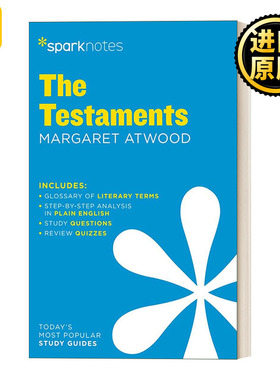 Testaments SparkNotes Literature Guide 文学导读系列 遗嘱 英文原版