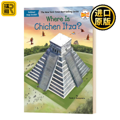 奇琴伊察在哪里 英文原版 Where Is Chichen Itza 儿童历史文化科普文学书 进口英语书籍WhoWas/WhatWas/WhereIs/whois系列
