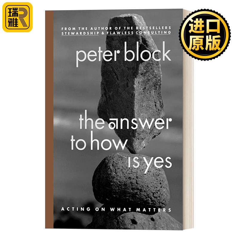 The Answer to How Is Yes 答案是肯定的：在重要的事情上采取行动 商业管理 Peter Block
