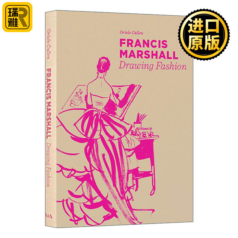 英文原版 Francis Marshall Drawing Fashion 弗朗西斯马歇尔 素描时尚时装设计 英文版 进口英语原版书籍