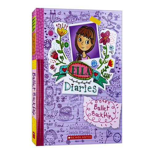 艾拉日记3 芭蕾舞后空翻 英文原版 Ella Diaries Ballet Backflip 英文版 Scholastic 进口英语原版书籍