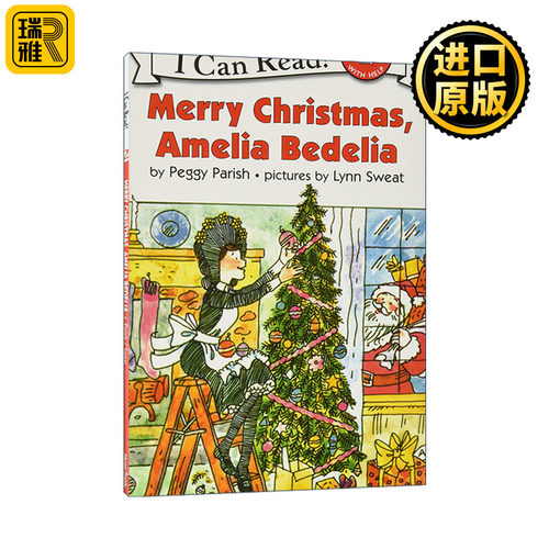 Merry Christmas, Amelia Bedelia 圣诞快乐，阿米莉亚 糊涂女佣分级阅读 I Can Read Level 2
