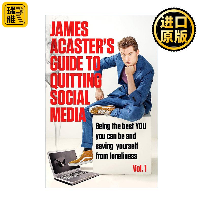 英文原版 James Acaster's Guide to Quitting Social Media 詹姆斯·艾克斯特的退出社交媒体指南 英文版 进口英语原版书籍
