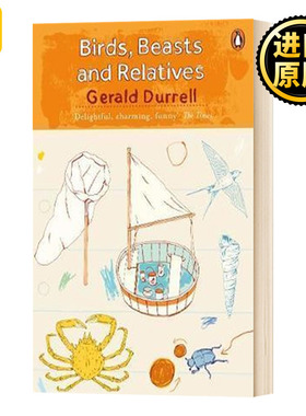 希腊三部曲2 桃金娘森林宝藏 英文原版 Birds Beasts and Relatives The Corfu Trilogy 德雷尔一家 Durrell Gerald 进口英语书籍