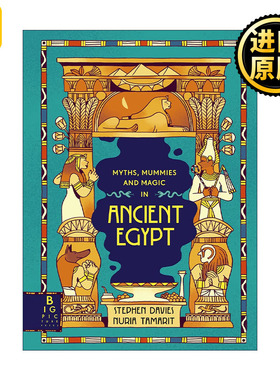 英文原版 Myths Mummies and Magic in Ancient Egypt 古埃及的神话 木乃伊和魔法 儿童漫画故事精装 英文版 进口英语原版书籍