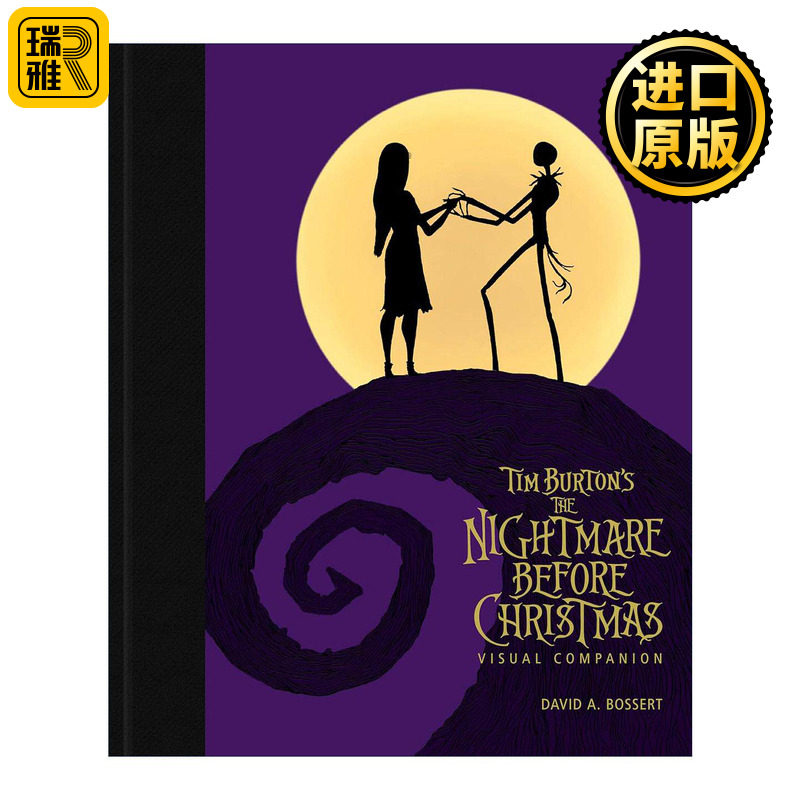 英文原版 Tim Burton's The Nightmare Before Christmas Visual Companion 蒂姆·伯顿的圣诞夜惊魂 迪士尼视觉指南 豪华精装
