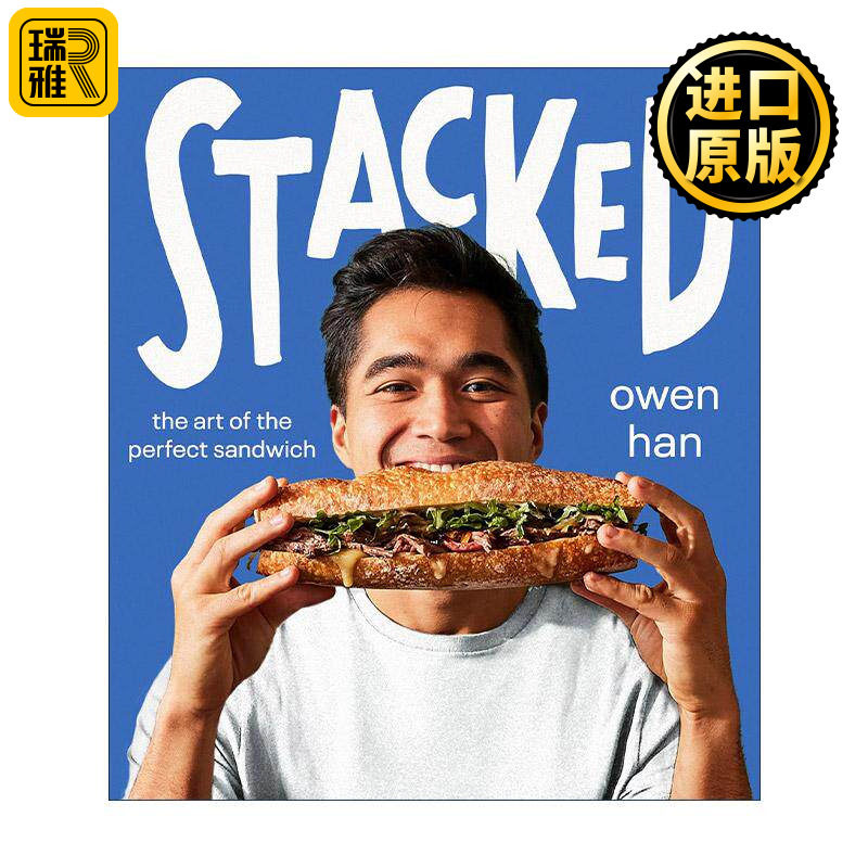 英文原版 Stacked 三明治制作食谱 精装 TikTok上的三明治之王Owen Han 英文版 进口英语原版书籍