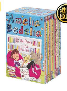 糊涂女佣系列12册套装 英文原版 Amelia Bedelia 12-Book Boxed Set Amelia Bedelia by the Dozen 章节桥梁书 进口英语书
