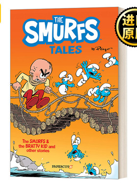 The Smurf Tales The Smurfs and The Bratty Kid 蓝精灵故事1 儿童漫画
