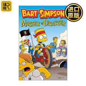 英文原版书 Bart Simpson Master of Disaster