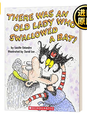 There Was An Old Lady Who Swallowed a Bat! 有一个老妇人吞下一只蝙蝠 儿童绘本