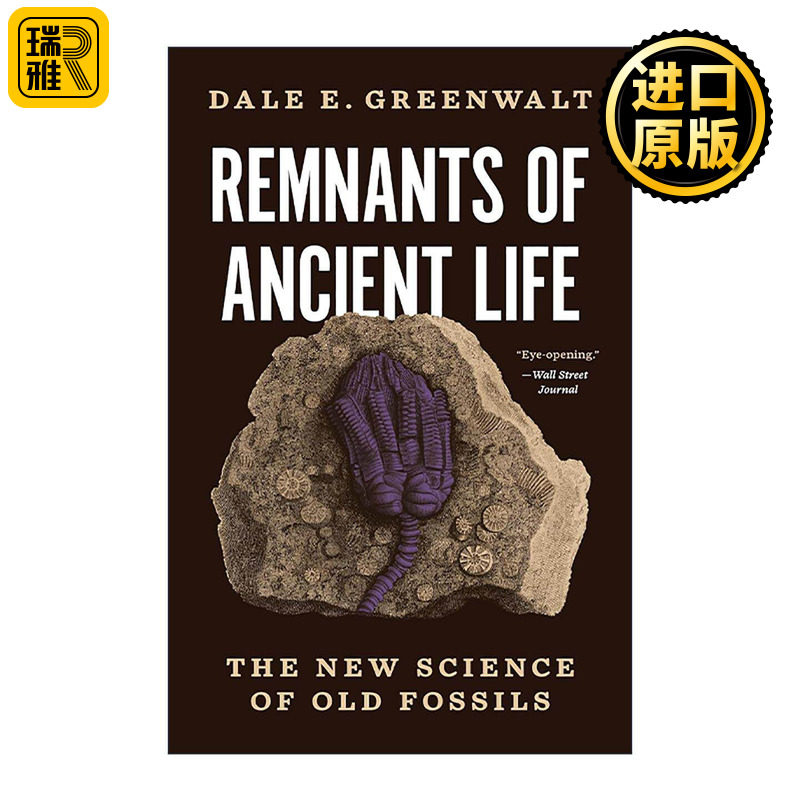 英文原版 Remnants of Ancient Life 古代生命的遗迹 古老化石的新科学 史密森学会国家自然历史博物馆研究员Dale E. Greenwalt