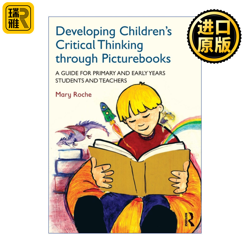 英文原版 Developing Children's Critical Thinking through Picturebooks 读图画书 学批判性思维3—12岁儿童思维培养书 进口书