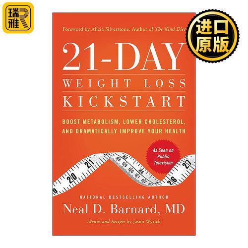 英文原版 21-Day Weight Loss Kickstart 21天瘦身启动计划 提升代谢 降低胆固醇 全面改善健康 英文版 进口英语原版书籍