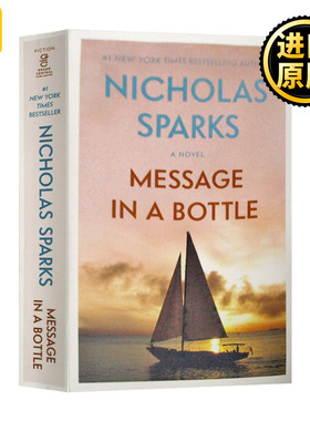 瓶中信 英文原版小说 Message in a Bottle 尼古拉斯斯帕克斯 Nicholas Sparks 恋恋笔记本The Notebook作者 全英文版进口英语书籍