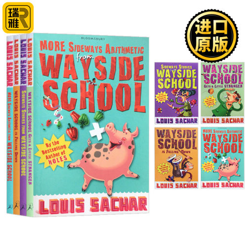 歪歪路小学4册全套英文原版
