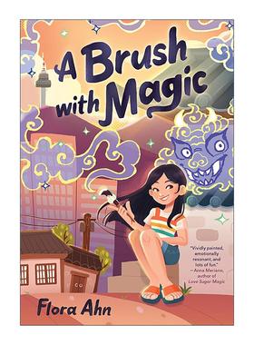 英文原版 A Brush with Magic 魔法之笔 儿童奇幻小说 韩国民间传说故事 精装 Flora Ahn 英文版 进口英语原版书籍