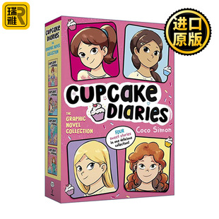 Cupcake Diaries The Graphic Novel Collection Boxed Set -儿童漫画