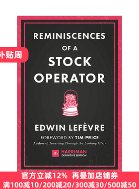 英文原版 Reminiscences of a Stock Operator 股票大作手回忆录 传奇的股票市场投机者杰西利弗莫尔的生活 精装