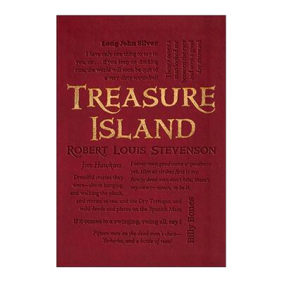 英文原版 Treasure Island 金银岛 第2版 软精装皮质封面词云经典 Word Cloud Classics 英文版 进口英语原版书籍