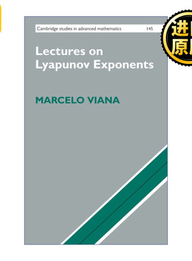 Lectures on Lyapunov Exponents 李雅普诺夫指数讲座集  剑桥高等数学研究系列 精装