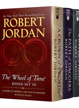 时间之轮7-9册盒装 英文原版小说 The Wheel of Time Premium Boxed Set III经典奇幻文学 罗伯特乔丹 Robert Jordan 英语书