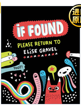 If Found...Please Return to   如果找到.. 请还给   精装图像小说  加拿大插画师Elise Gravel