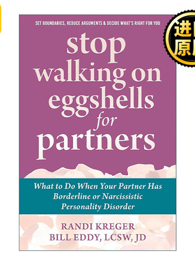 英文原版 Stop Walking on Eggshells for Parents 亲密的陌生人 摆脱孩子的负能量 边缘型人格障碍 英文版 进口英语原版书籍