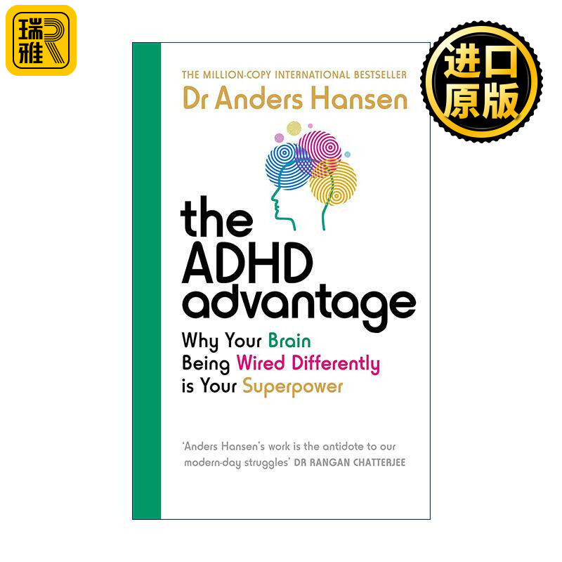 英文原版 The ADHD Advantage 多动症的优势 认识多动症的积极影响 瑞典心理专家安德斯?汉森 英文版 进口英语原版书籍