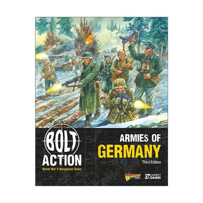 英文原版 Bolt Action Armies of Germany Third Edition 桌面战争兵棋 德国军队 第三版 英文版 进口英语原版书籍
