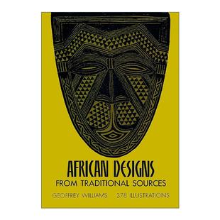 图腾图案装 African Sources 英文原版 饰艺术素材集 进口英语原版 from 英文版 Designs 书籍 Traditional 原始部落 传统非洲设计