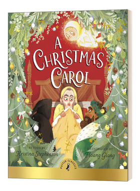 英文原版 A Christmas Carol 圣诞颂歌 企鹅文学绘本启蒙 英文版 Kristina Stephenson、Hoang Giang 进口英语原版书籍