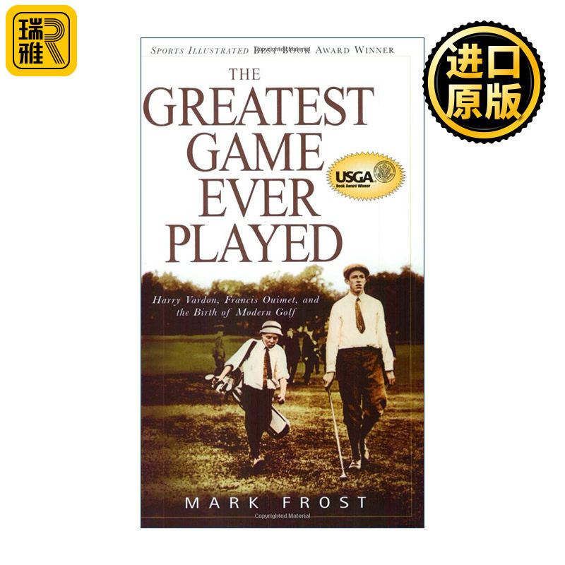 The Greatest Game Ever Played 那些最伟大的比赛 果岭奇迹 同名电影原著 现代高尔夫的诞生 Mark Frost