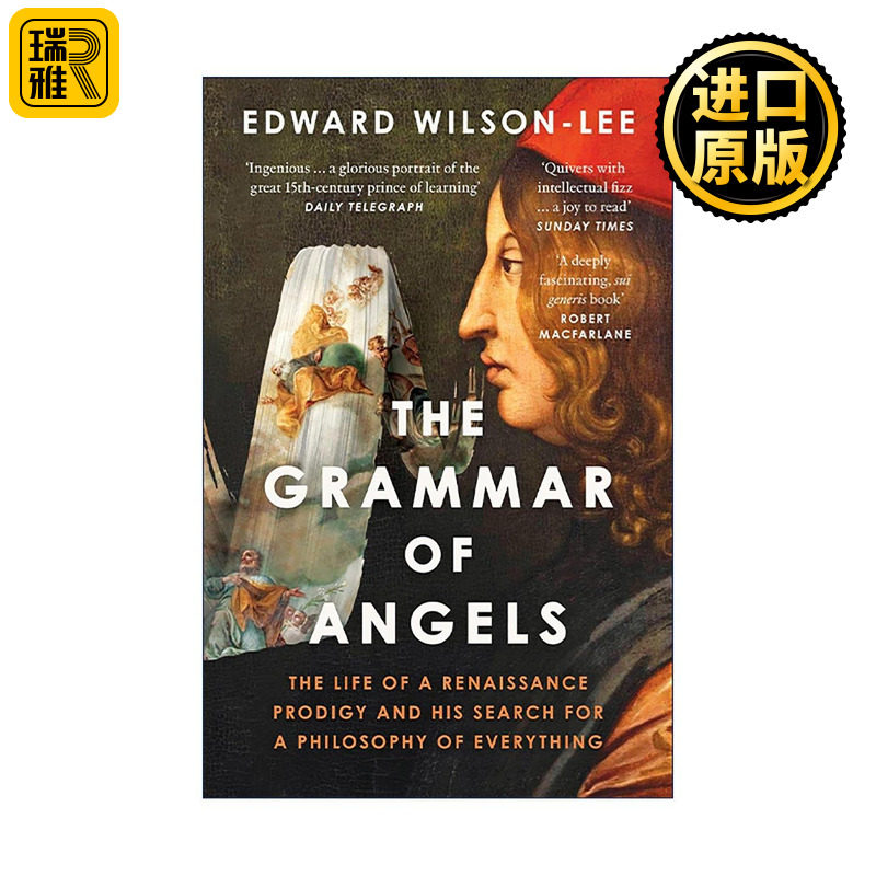 英文原版 The Grammar of Angels 天使的文法 意大利哲学家皮科传记 英文版 进口英语原版书籍