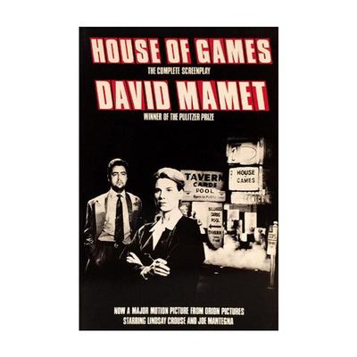 英文原版 House of Games 赌场 同名电影原著 普利策奖得主大卫·马梅 英文版 进口英语原版书籍