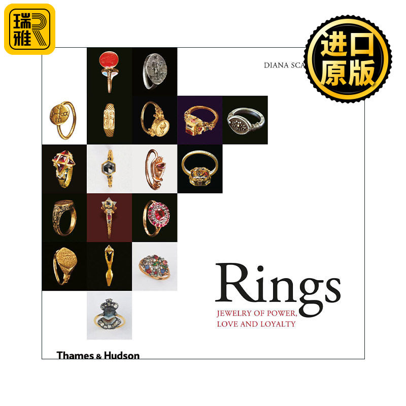 英文原版 Rings Jewelry of Power Love And Loyalty 戒指 权力爱情和忠诚的珠宝 英文版 进口英语原版书籍