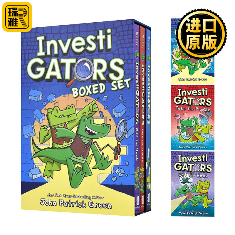 Investigators 13 Boxed Set 鳄鱼侦查员13盒装 英文原版儿童漫画