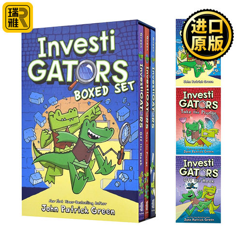 Investigators 13 Boxed Set 鳄鱼侦查员13盒装 英文原版儿童漫画