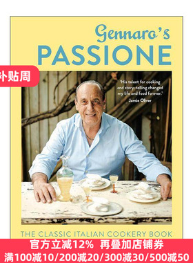 英文原版 Gennaro's Passione 意大利名厨Gennaro Contaldo的经典意式食谱 精装 英文版 进口英语原版书籍